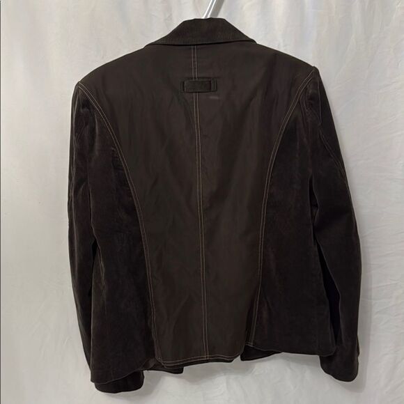 Orly elegant Corduroy Brown Jacket Sz 12 - Picture 5 of 5